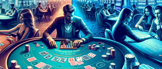 5 lielākās atšķirības starp pokeru un blekdžeku