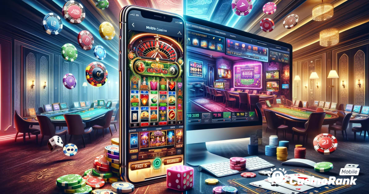 Mobilie kazino pret tiešsaistes kazino: detalizēts salīdzinājums