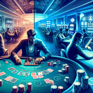5 lielākās atšķirības starp pokeru un blekdžeku