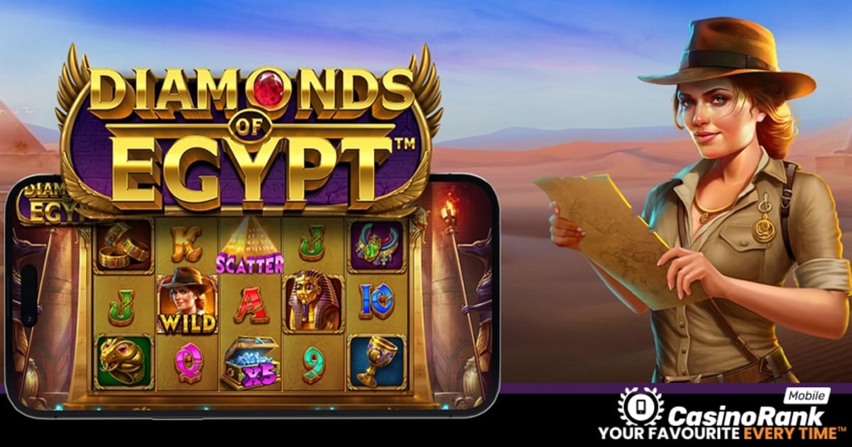 Pragmatic Play izlaiž Diamonds of Egypt spēļu automātu ar 4 aizraujošiem džekpotiem