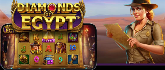 Pragmatic Play izlaiž Diamonds of Egypt spēļu automātu ar 4 aizraujošiem džekpotiem